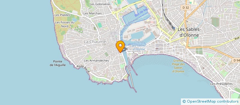 localisation de l'entreprise YANVAN à LES SABLES D'OLONNE