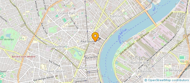 localisation de l'entreprise YANZI INSTITUT TUINA AN MO à BORDEAUX