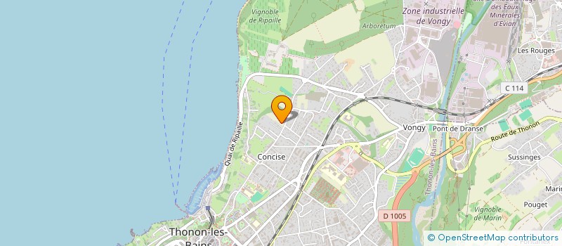 localisation de l'entreprise YAO  THONON-LES-BAINS