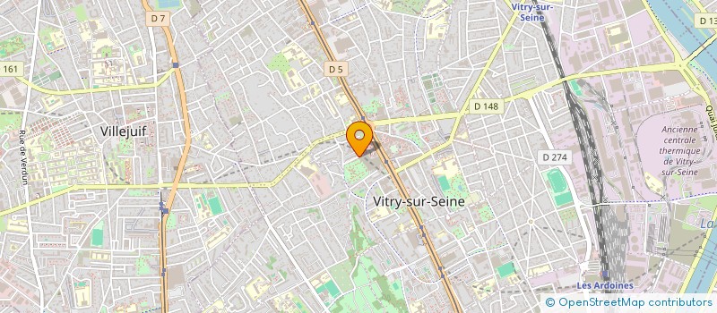 localisation de l'entreprise YAO PRESTIGE  VITRY-SUR-SEINE