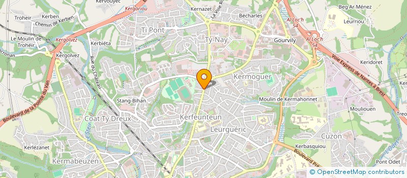 localisation de l'entreprise YAOCA  QUIMPER