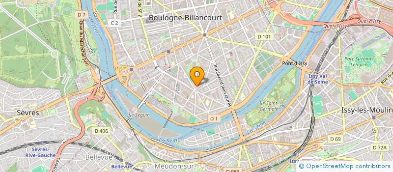 localisation de l'entreprise YAOLIVE à BOULOGNE-BILLANCOURT