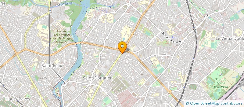 localisation de l'entreprise YAOUANC IMMOBILIER à NANTES