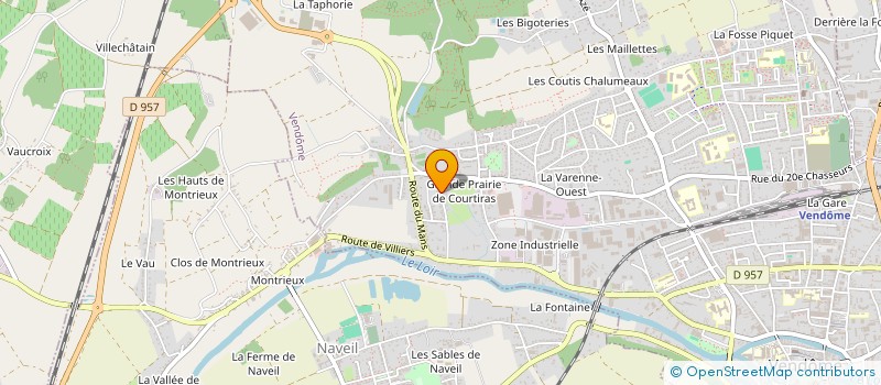 localisation de l'entreprise YAOUANC MAPPUS  VENDOME