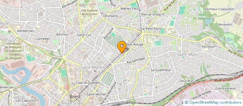 localisation de l'entreprise YAOUANKIZOU  BREST