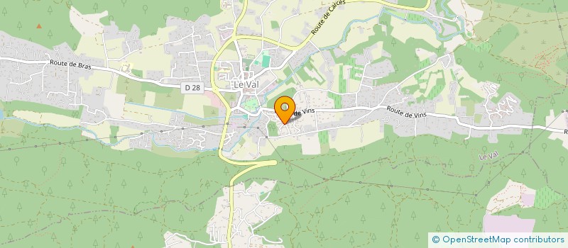 localisation de l'entreprise YAPACA-HOLDING à LE VAL
