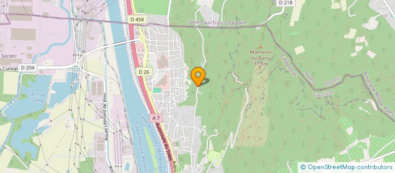 localisation de l'entreprise YAPADAGE  BOLLENE