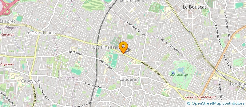 localisation de l'entreprise YAPADEL à BORDEAUX
