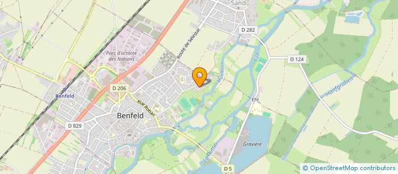 localisation de l'entreprise YAPADO  BENFELD