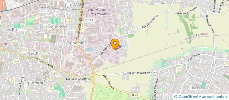 localisation de l'entreprise YAPALA  DECINES-CHARPIEU