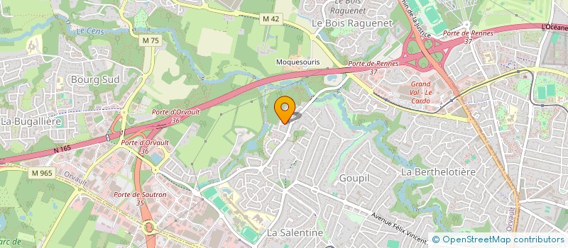 localisation de l'entreprise YAPI IMMOBILIER à ORVAULT