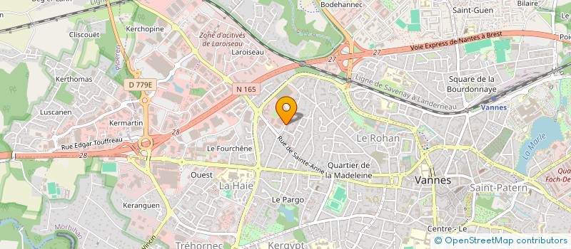 localisation de l'entreprise YAQ'EL à VANNES
