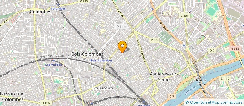 localisation de l'entreprise YAQUA FAUCON  ASNIERES-SUR-SEINE