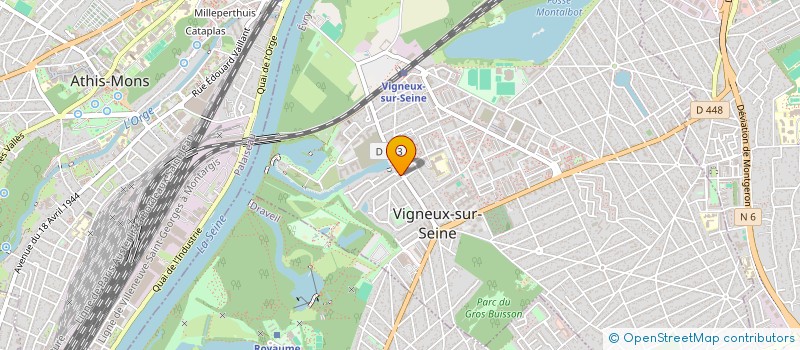 localisation de l'entreprise YARA à VIGNEUX-SUR-SEINE