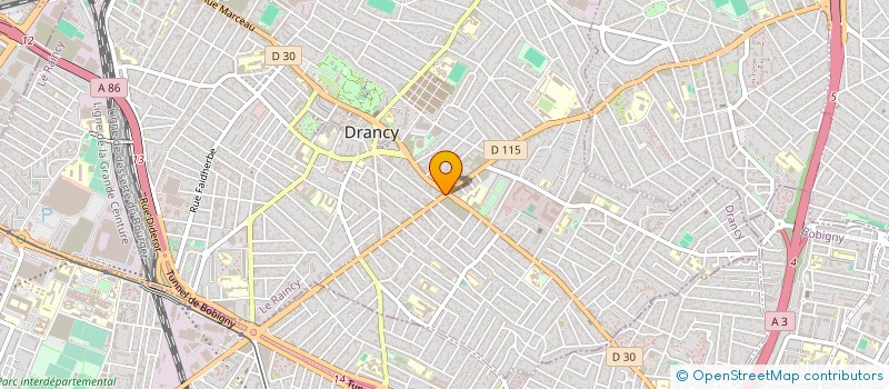 localisation de l'entreprise YARA à DRANCY