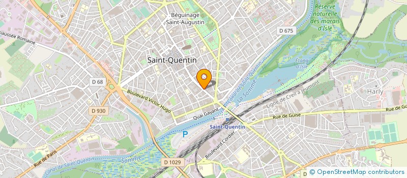 localisation de l'entreprise YARA à SAINT-QUENTIN