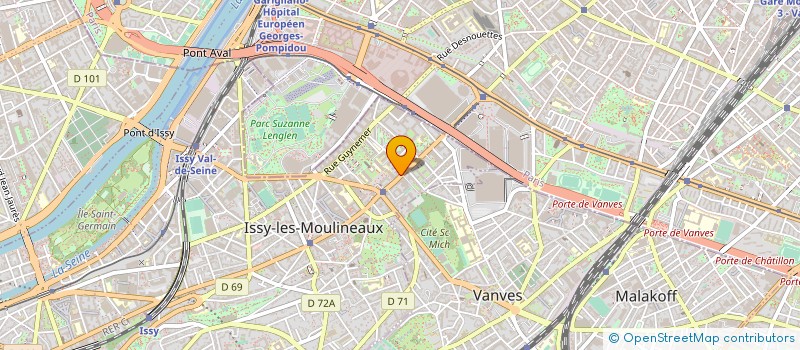 localisation de l'entreprise YARA SERVICES & GESTION à ISSY-LES-MOULINEAUX