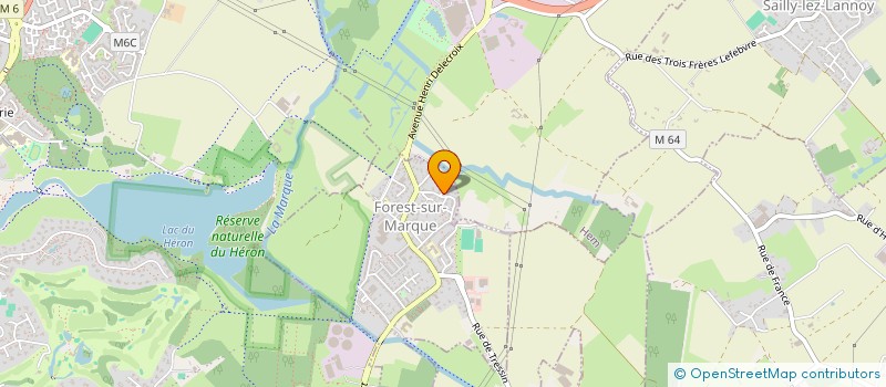 localisation de l'entreprise YARAN à FOREST-SUR-MARQUE