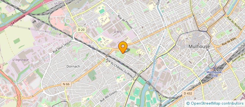 localisation de l'entreprise YARD  MULHOUSE