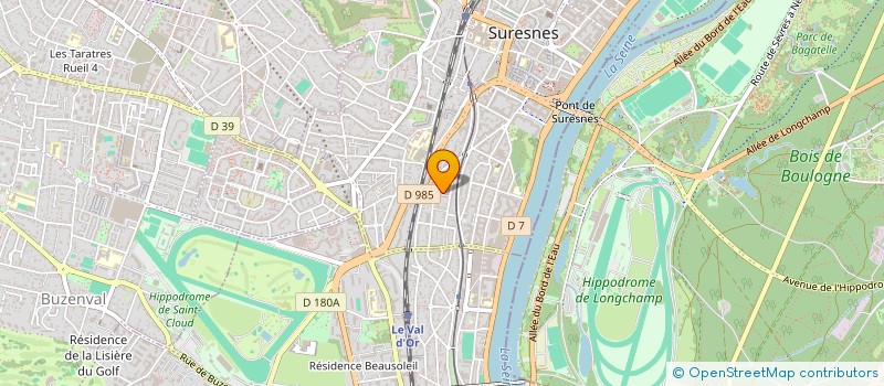 localisation de l'entreprise YARD AND CO à SURESNES