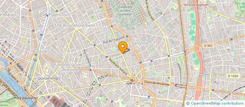 localisation de l'entreprise YARDS  PARIS