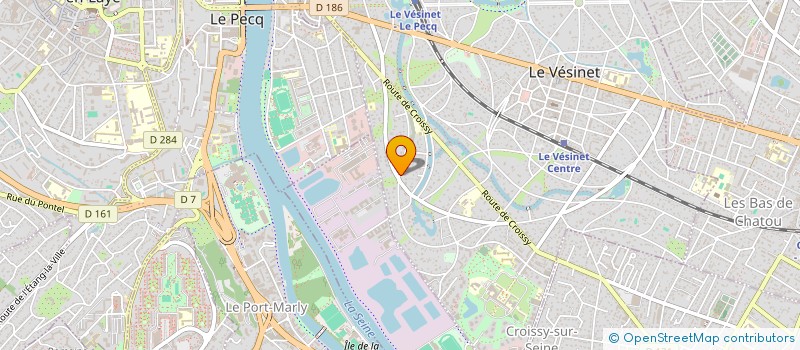 localisation de l'entreprise YARIS SCI  LE VESINET