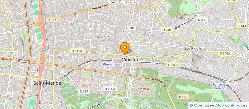 localisation de l'entreprise YARL à VINCENNES