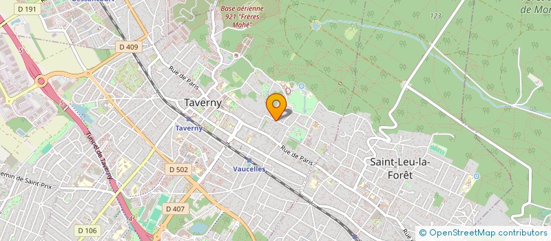 localisation de l'entreprise YARN ELEC à TAVERNY