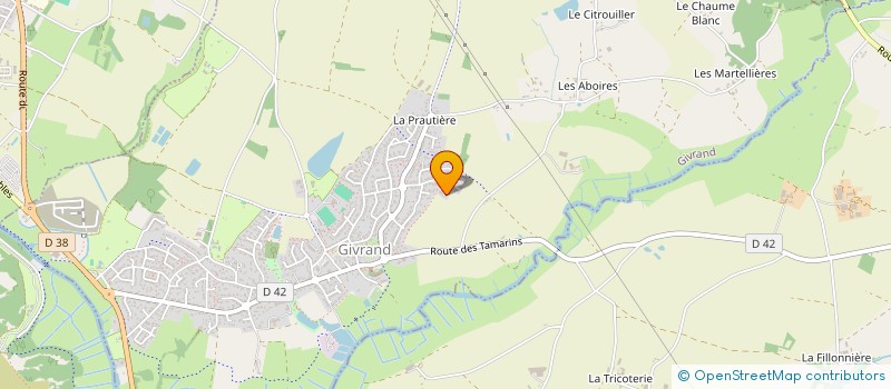 localisation de l'entreprise YARO à SAINT-GILLES-CROIX-DE-VIE