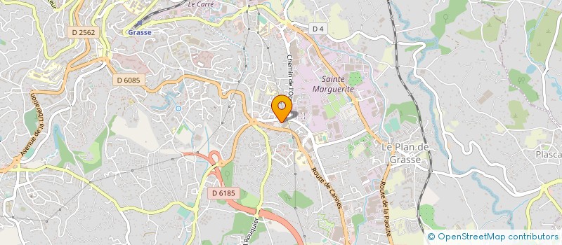 localisation de l'entreprise YAROS FORDRIVE à GRASSE