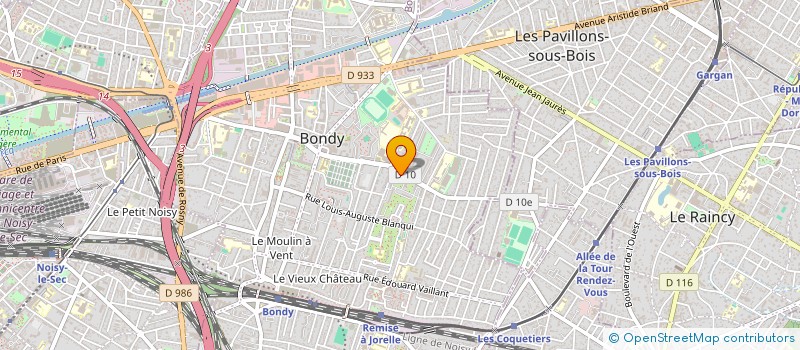 localisation de l'entreprise YAS AND YOU  BONDY