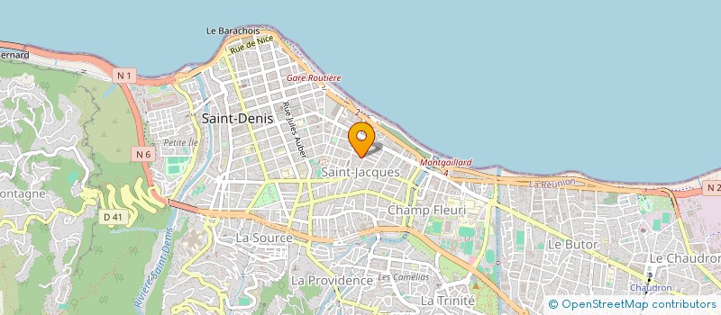 localisation de l'entreprise YAS GROUP à SAINT-DENIS