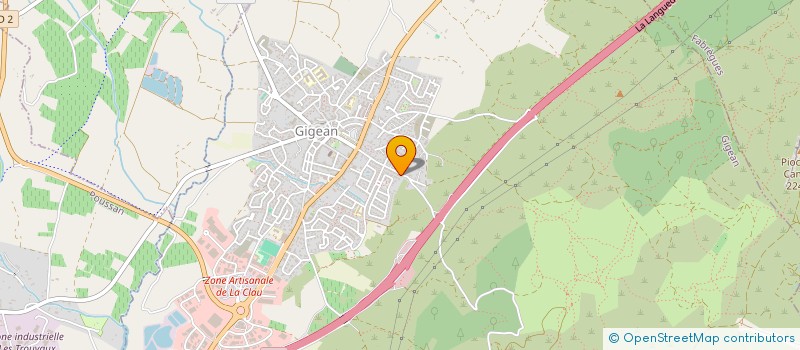 localisation de l'entreprise YAS IMMO  GIGEAN