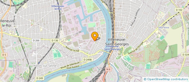 localisation de l'entreprise YAS-IN ENSEIGNES  VILLENEUVE-LE-ROI