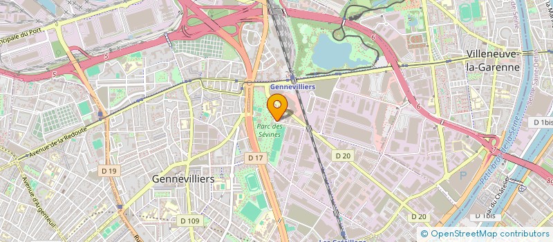 localisation de l'entreprise YAS TI SERVICE à GENNEVILLIERS