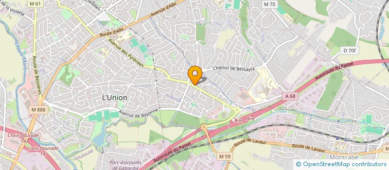 localisation de l'entreprise YAS TRANSPORT  L'UNION