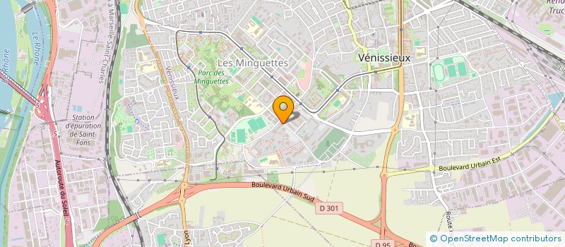 localisation de l'entreprise YASA  VENISSIEUX