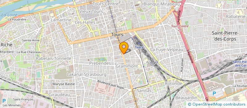 localisation de l'entreprise YASA NET à TOURS