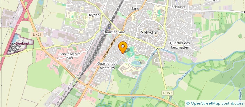 localisation de l'entreprise YASABELLE  SELESTAT