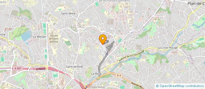 localisation de l'entreprise YASAMANE à MARSEILLE