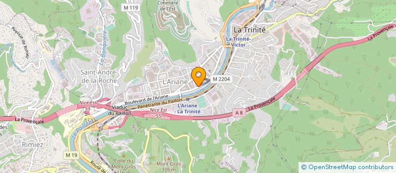localisation de l'entreprise YASAMO à NICE
