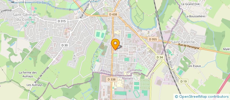 localisation de l'entreprise YASAR BATIMENT à ALENCON