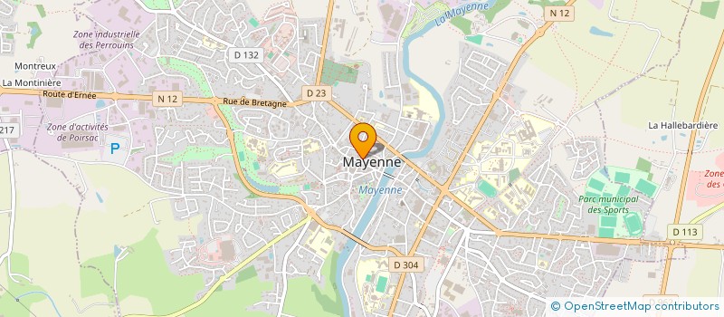 localisation de l'entreprise YASCOM à MAYENNE