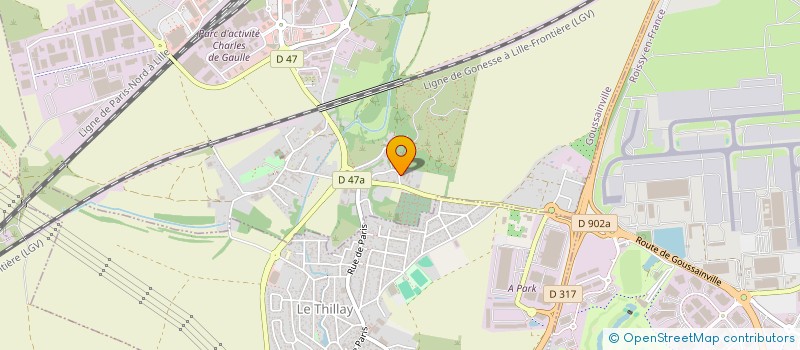 localisation de l'entreprise YASCORP  GOUSSAINVILLE