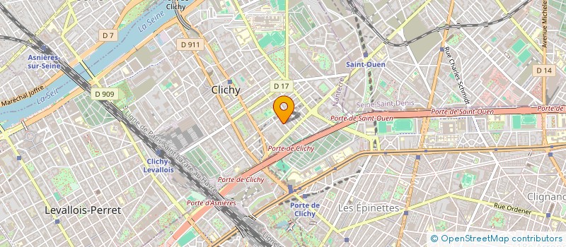 localisation de l'entreprise YASDA KLOSET à CLICHY