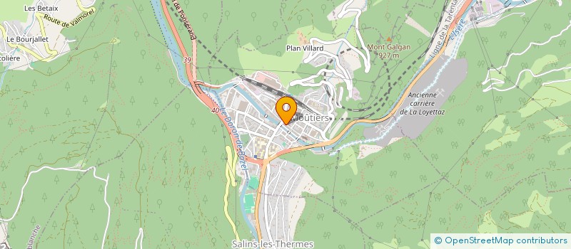 localisation de l'entreprise YASEMIN RESTAURANT  MOUTIERS