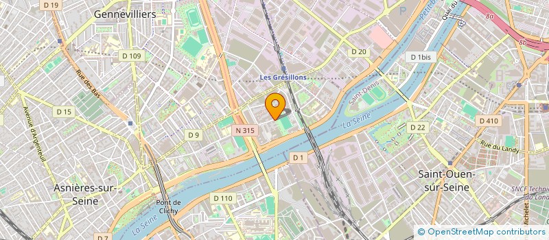 localisation de l'entreprise YASGO  ASNIERES-SUR-SEINE