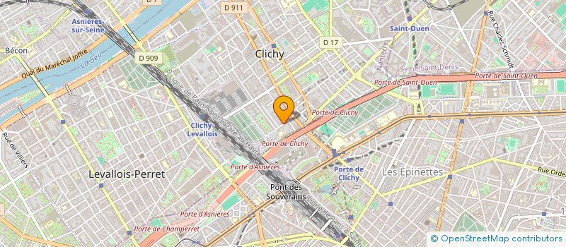 localisation de l'entreprise YASIL TRANSPORTS à CLICHY