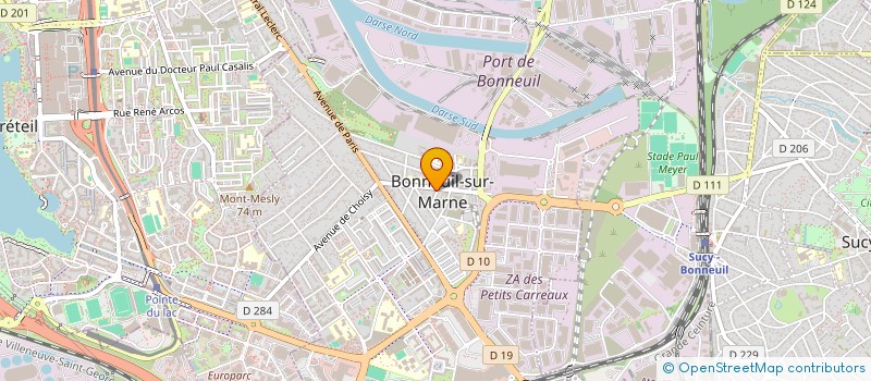 localisation de l'entreprise YASIN BOULANGERIE à BONNEUIL-SUR-MARNE