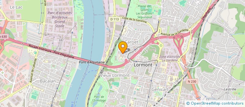 localisation de l'entreprise YASIN IMMOBILIER  LORMONT